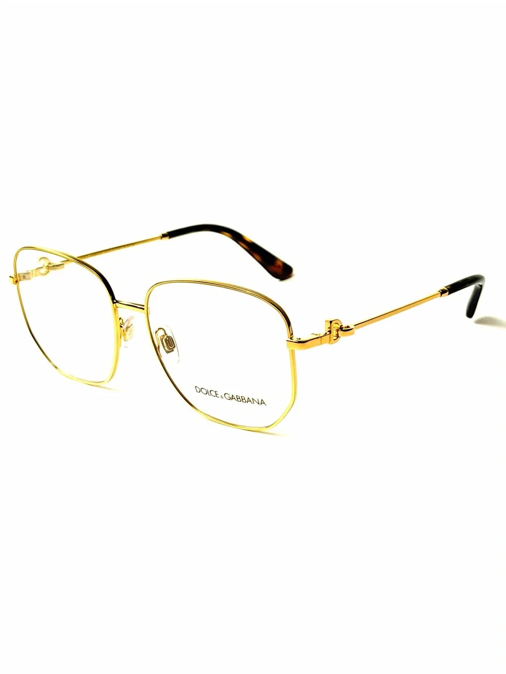 Dolce & Gabbana Eyeglasses DG 1356 02 Gold Authentic New 57mm NWT